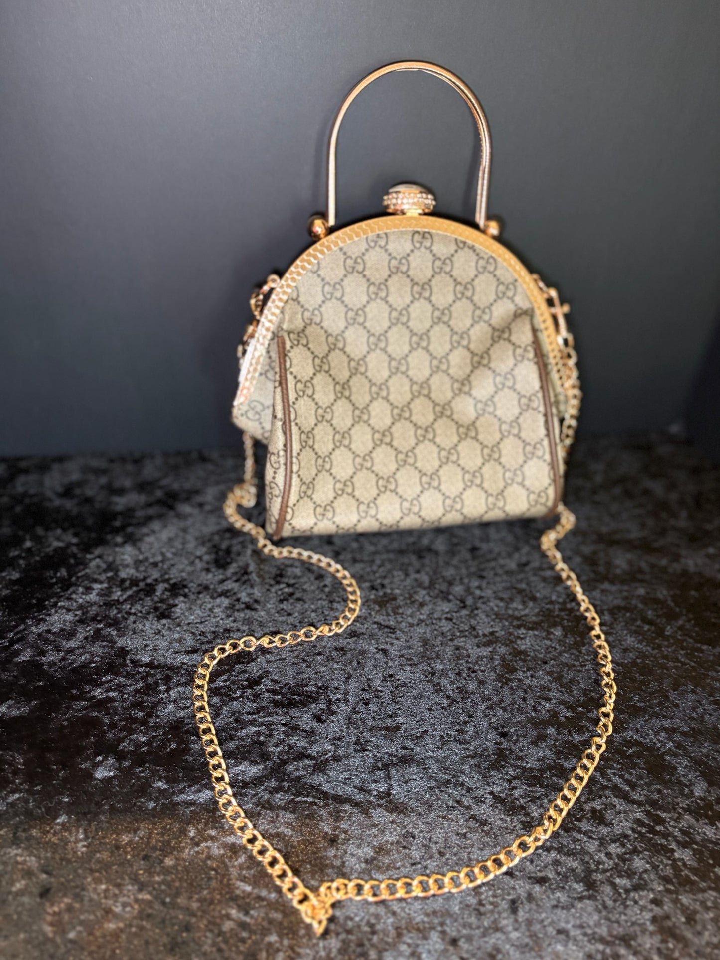 ✨💎 Luxe Clutch Cuties | Choose Your Monogram + Gold Chain