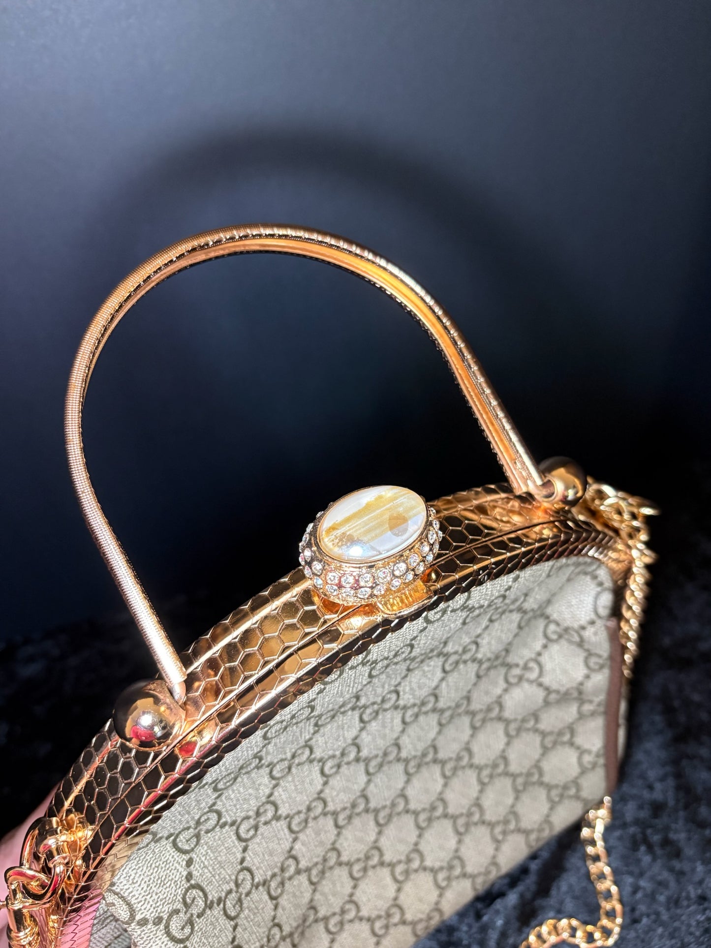 ✨💎 Luxe Clutch Cuties | Choose Your Monogram + Gold Chain