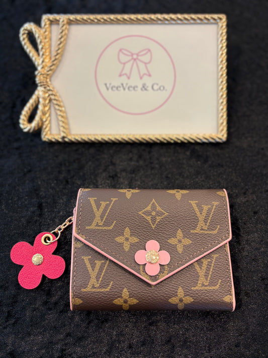 Pink Bloom Icon Wallet