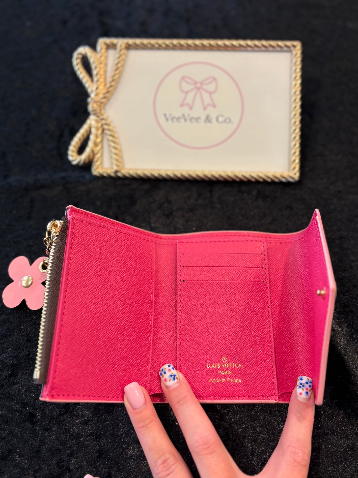 Pink Bloom Icon Wallet