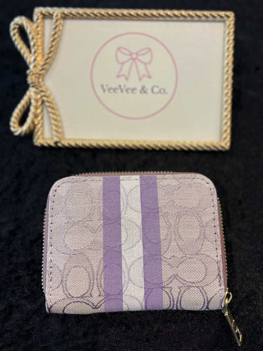 Violet Luxe Zip Wallet