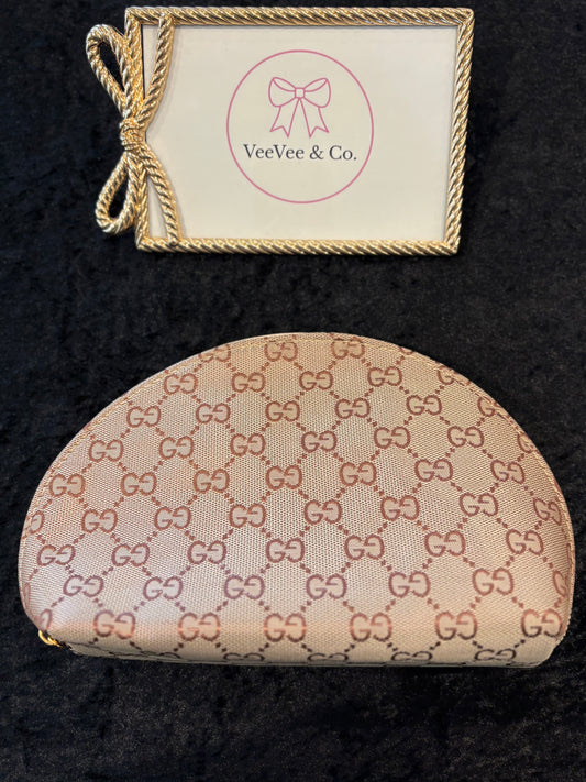 Soft Luxe Makeup Bag Set ~ 4-Piece Tan Edition