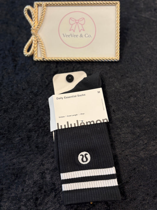 Everyday Sport Luxe Sock – Sleek Stripe Style