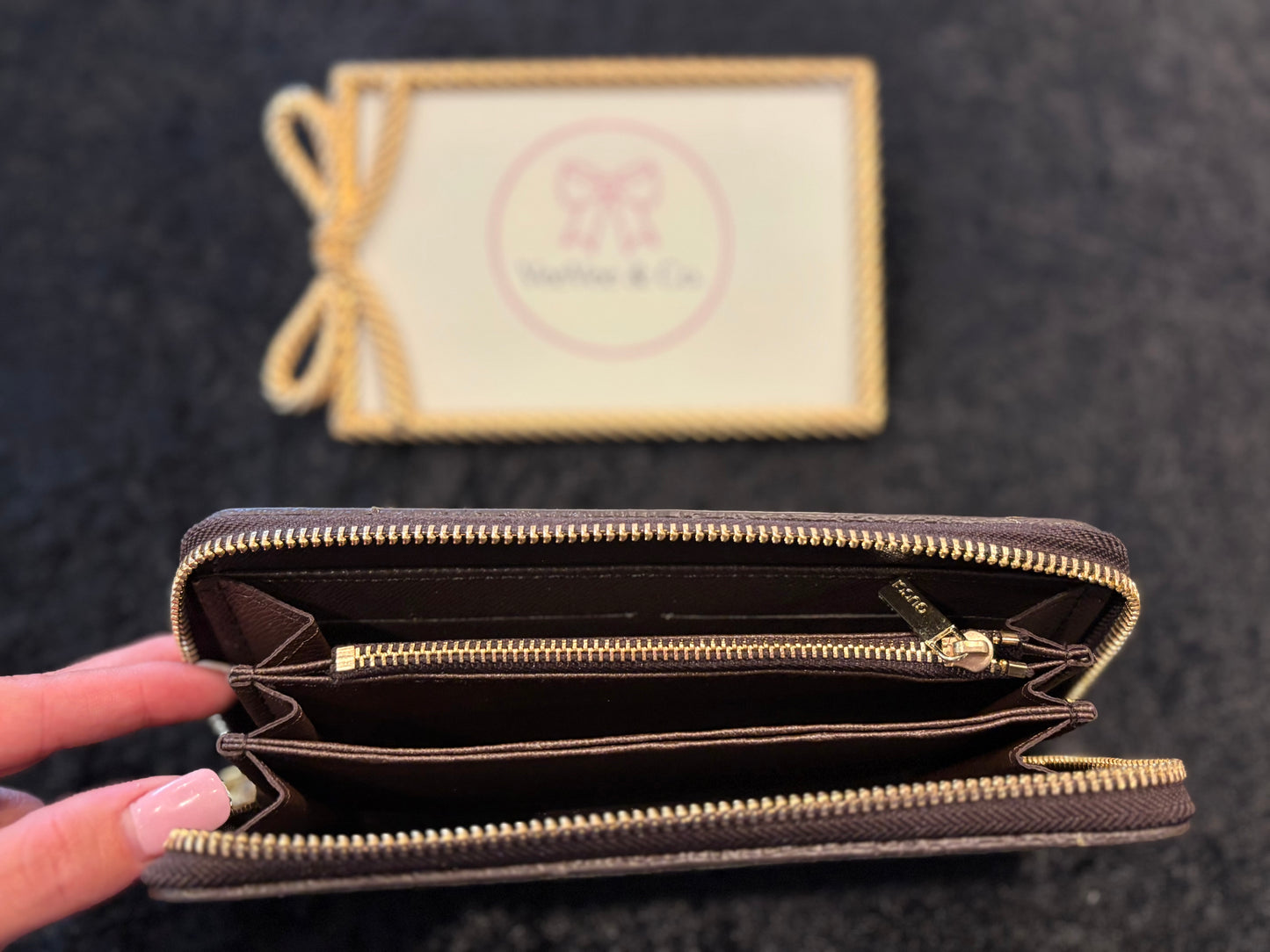 Everyday Luxe Purse – Monogram Tan with Longer Strap