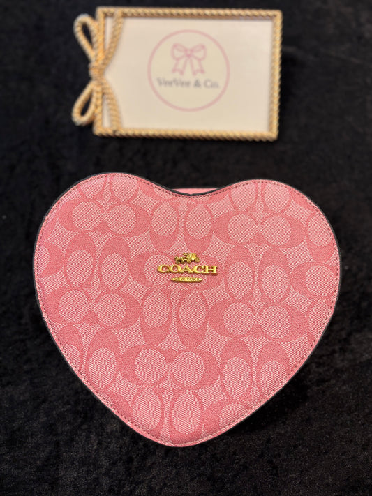 Playful Pink Heart Purse