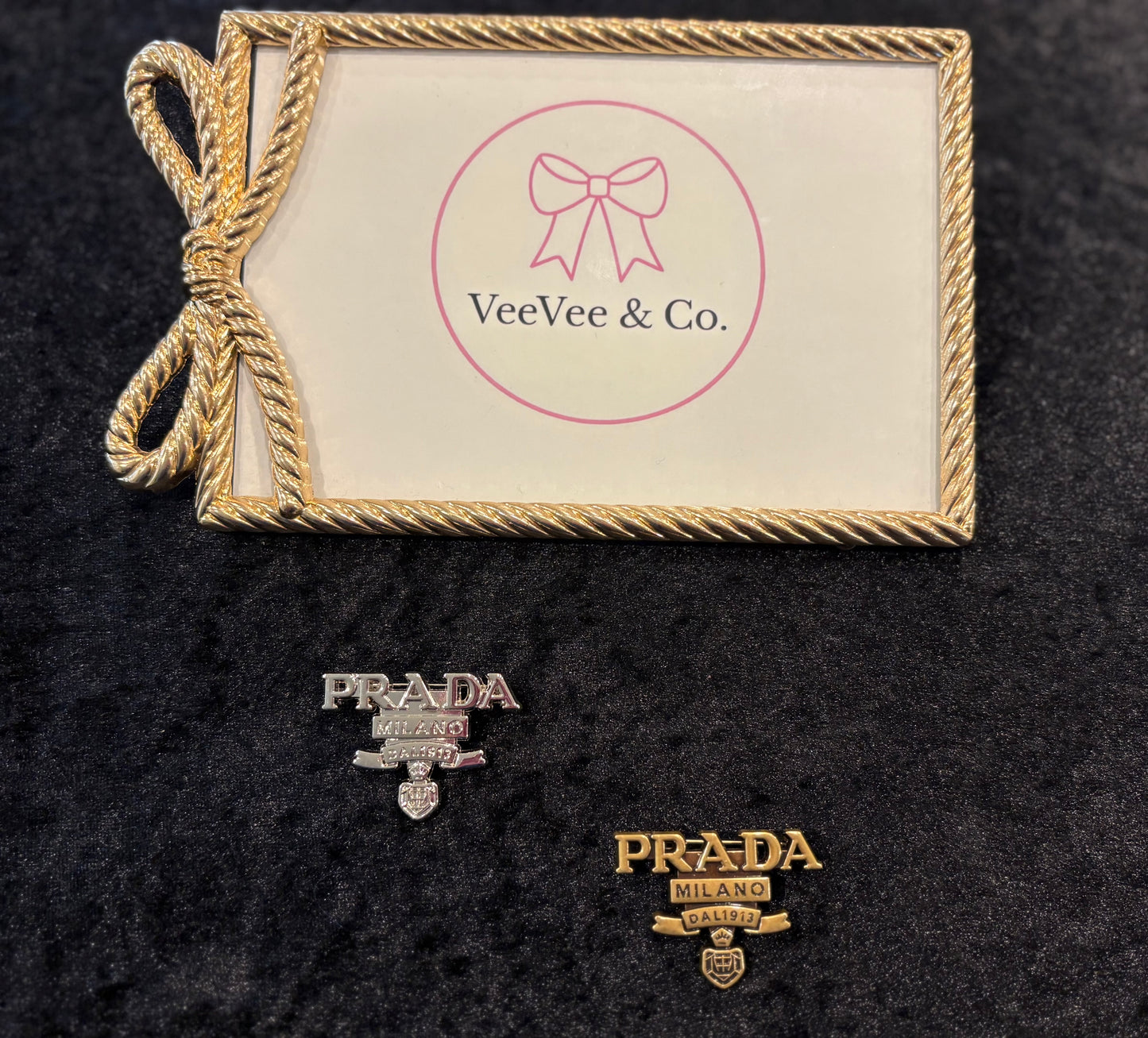 Polished Logo Brooch