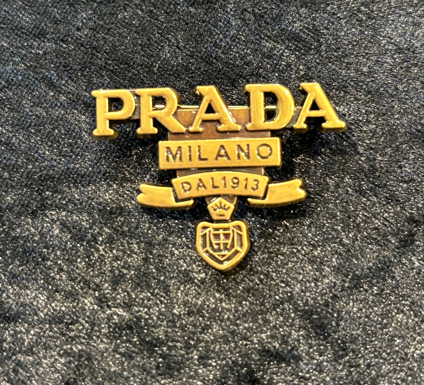 Polished Logo Brooch