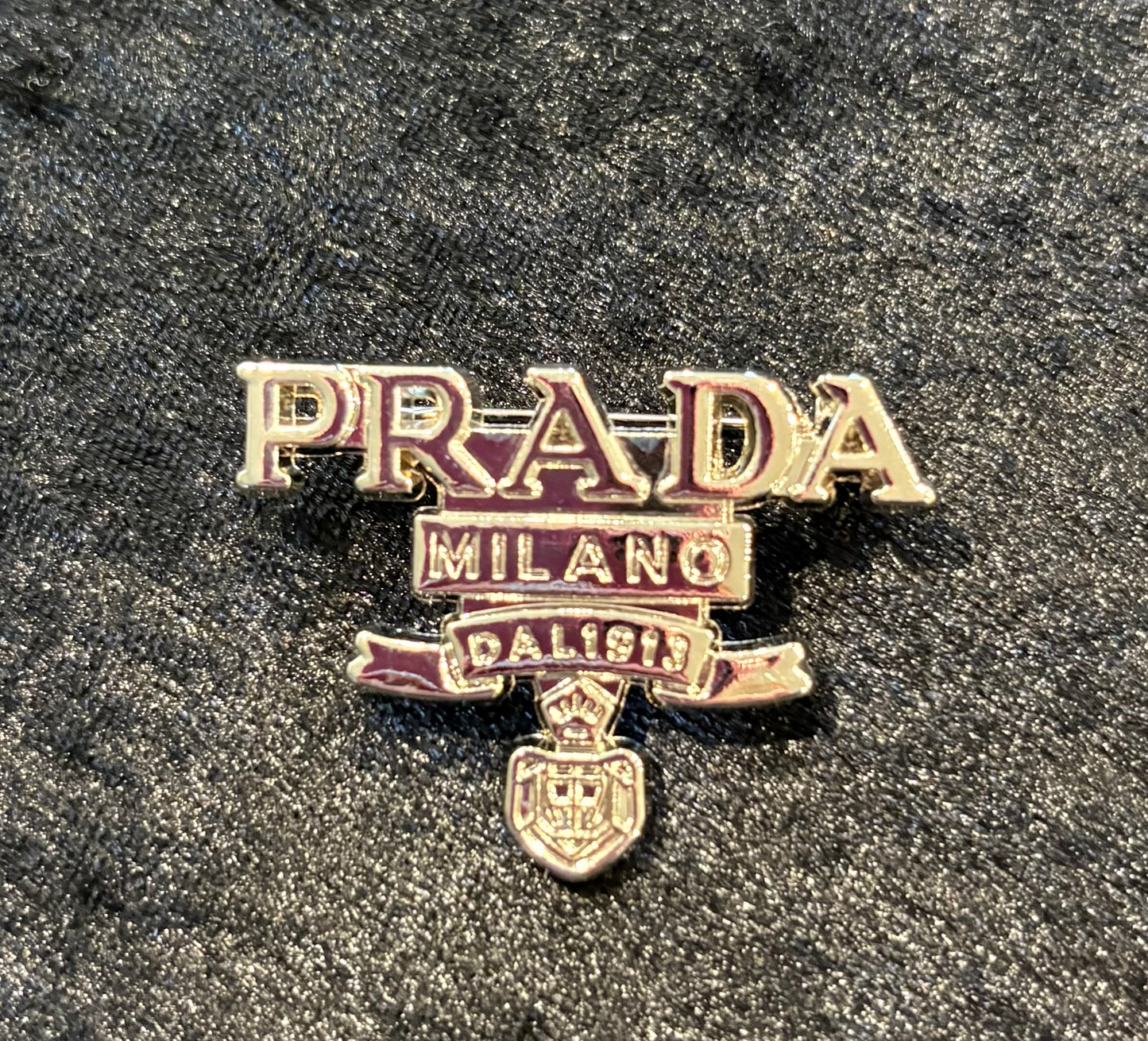 Polished Logo Brooch