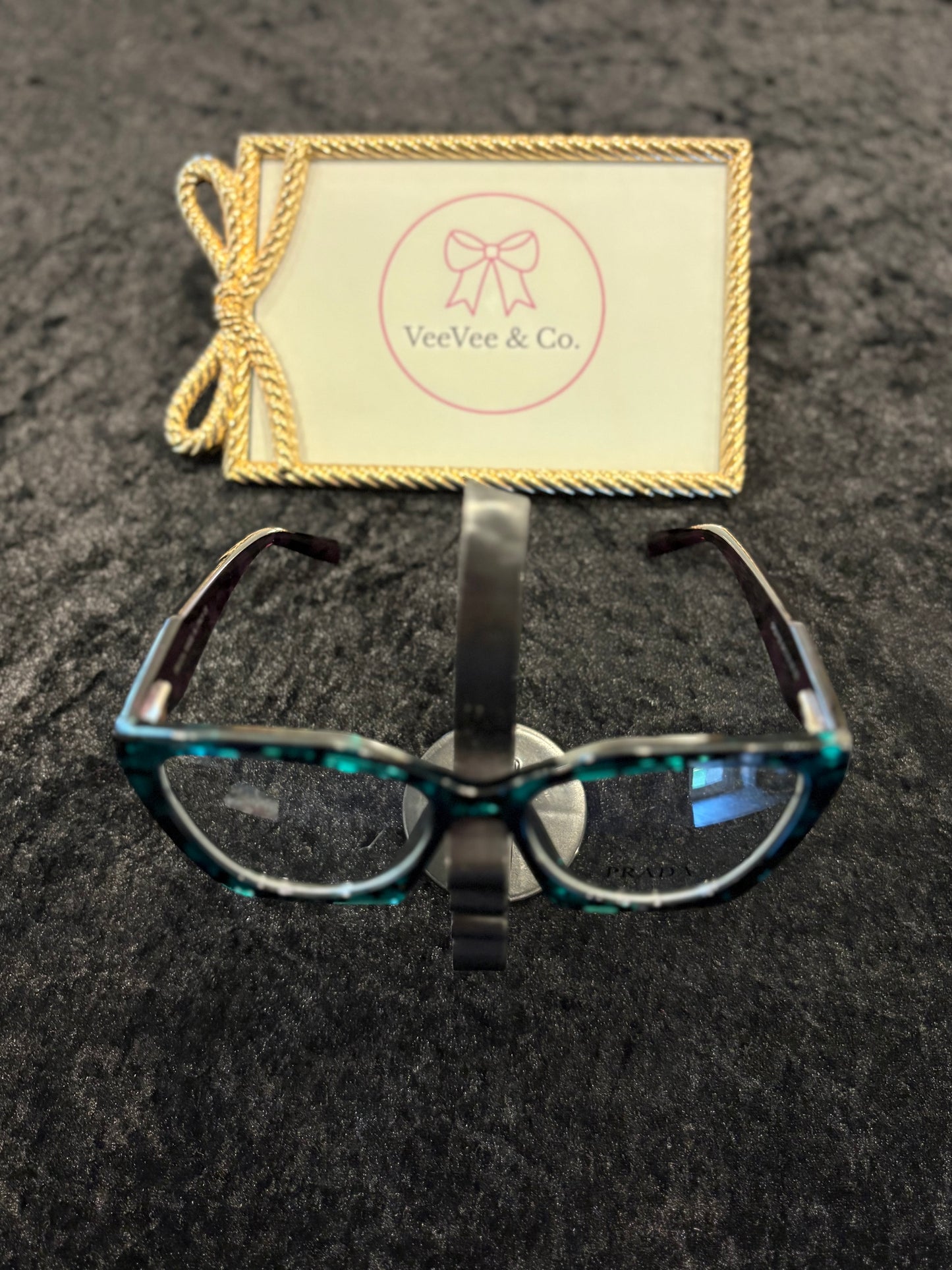 Modern Muse Glasses – Turquoise Detail