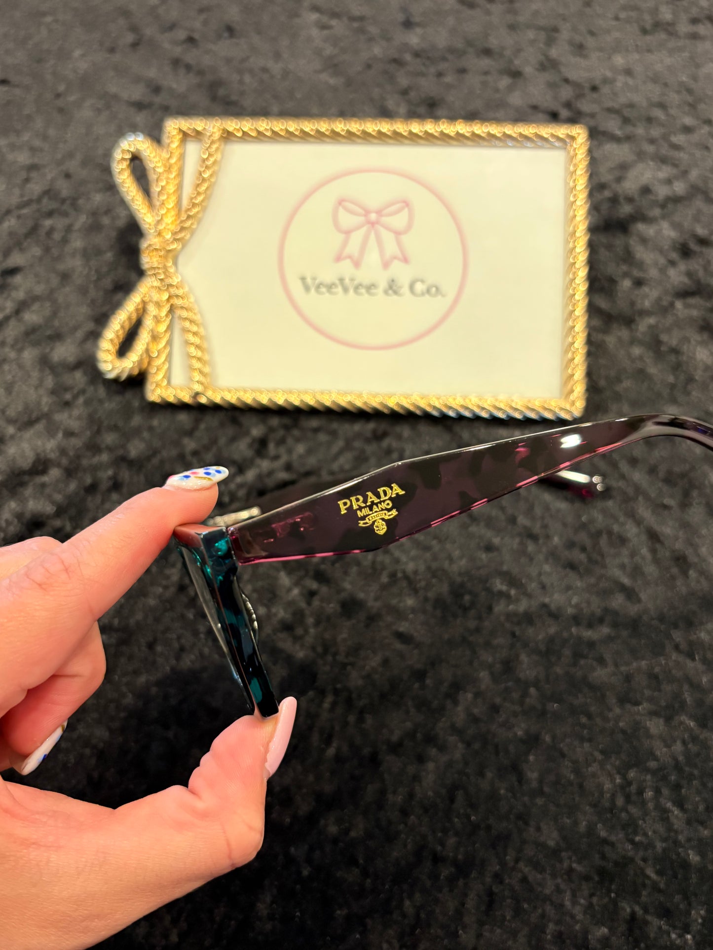 Modern Muse Glasses – Turquoise Detail