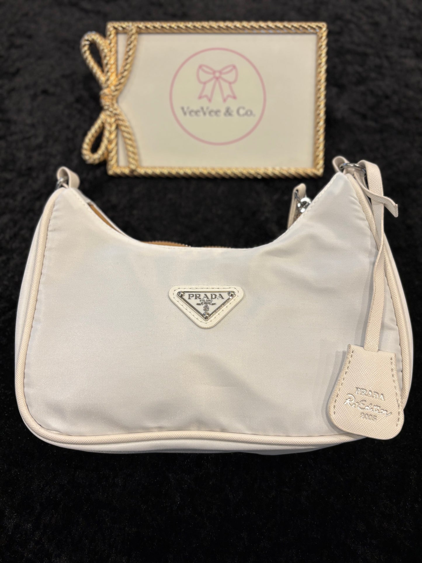 Statement Re-Edition Purse – Cream & Caramel Chic