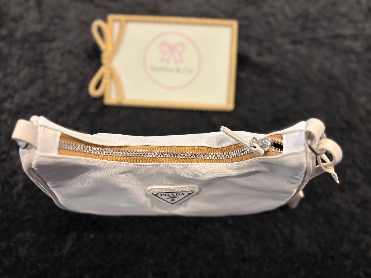 Statement Re-Edition Purse – Cream & Caramel Chic