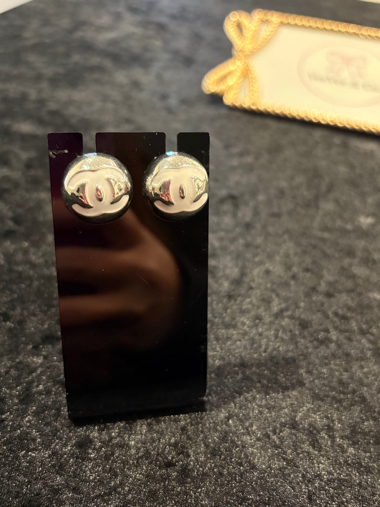 Chrome Glow Dome Studs