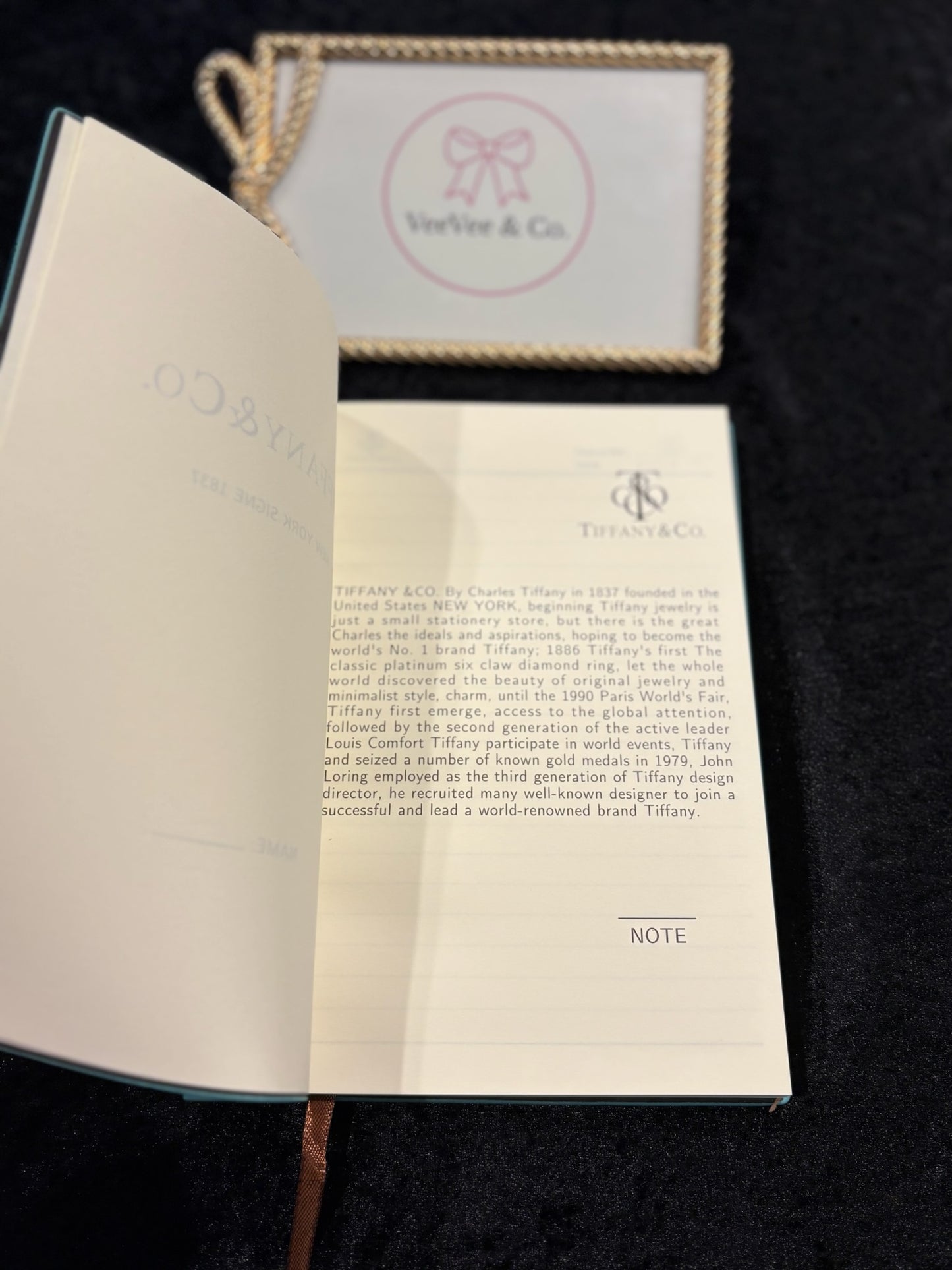 Elegant Teal Faux Suede Notebook & Pen – Luxe Desk Companion
