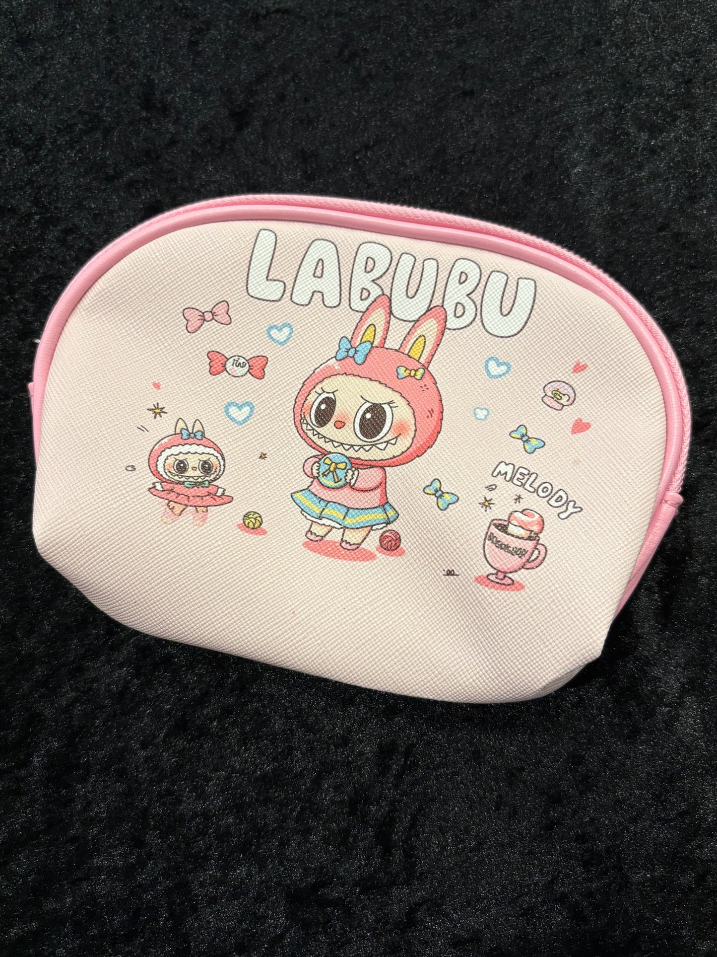 Bubble Pop Bestie Pouch Trio – 3PC Kawaii Zip Set