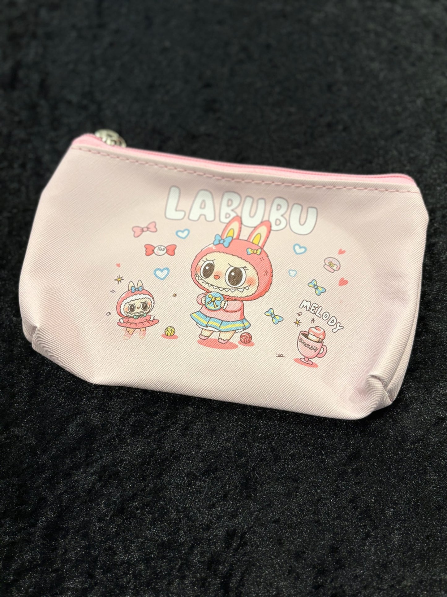 Bubble Pop Bestie Pouch Trio – 3PC Kawaii Zip Set