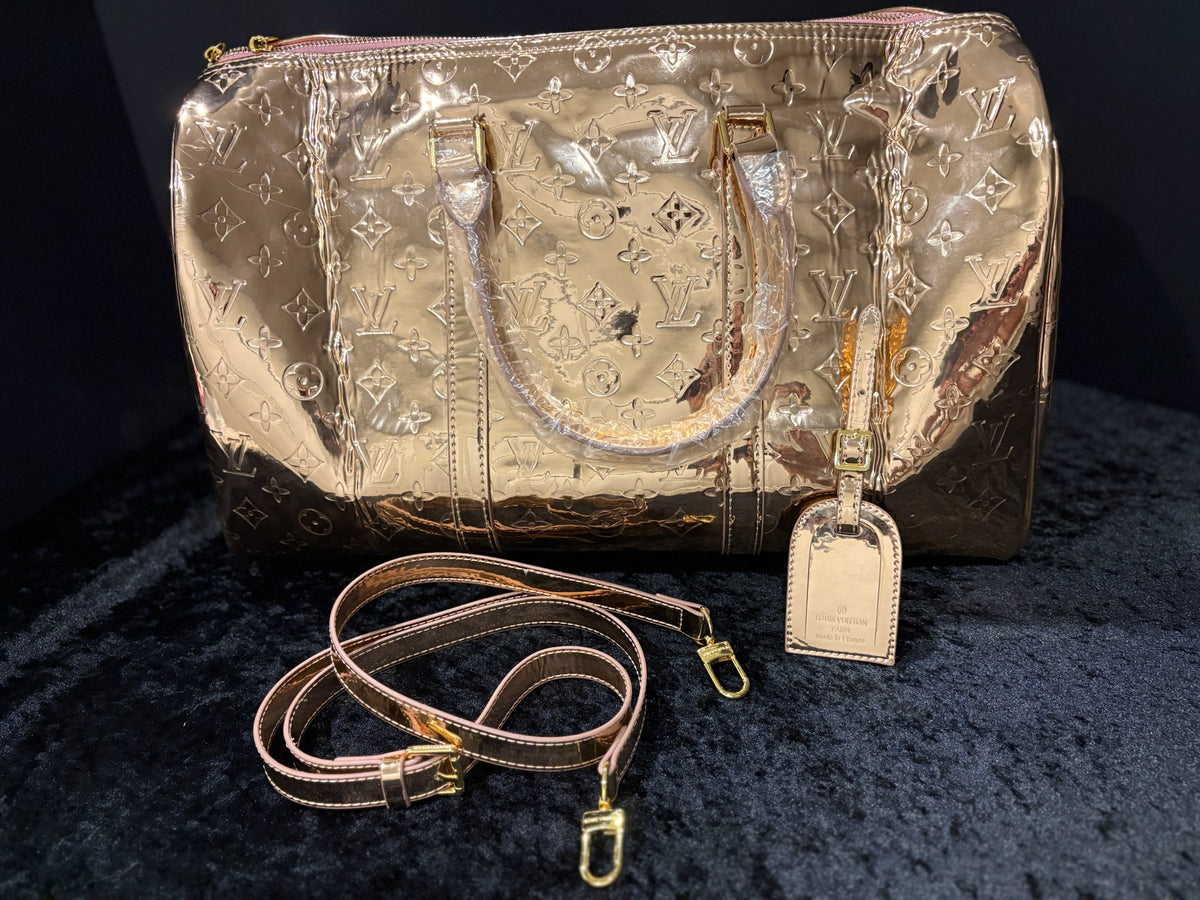 🌹✨ Rose Gold Getaway Set | Luxe Tote + Travel Duffle