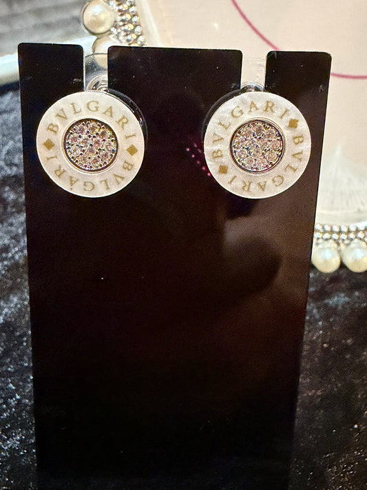 Opal Glow Stud Earrings
