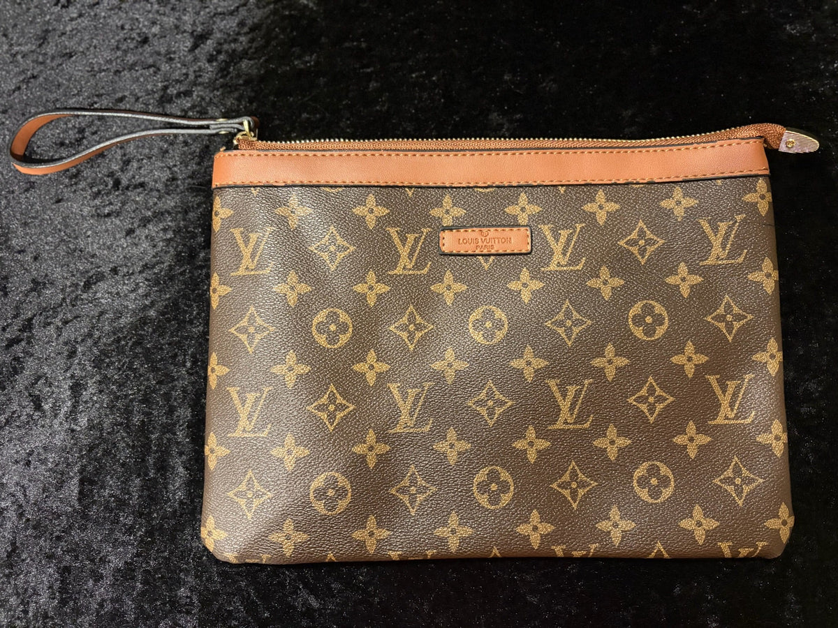 🤎✨ The Monogram Trio | Tote + Matching Zip Pouches