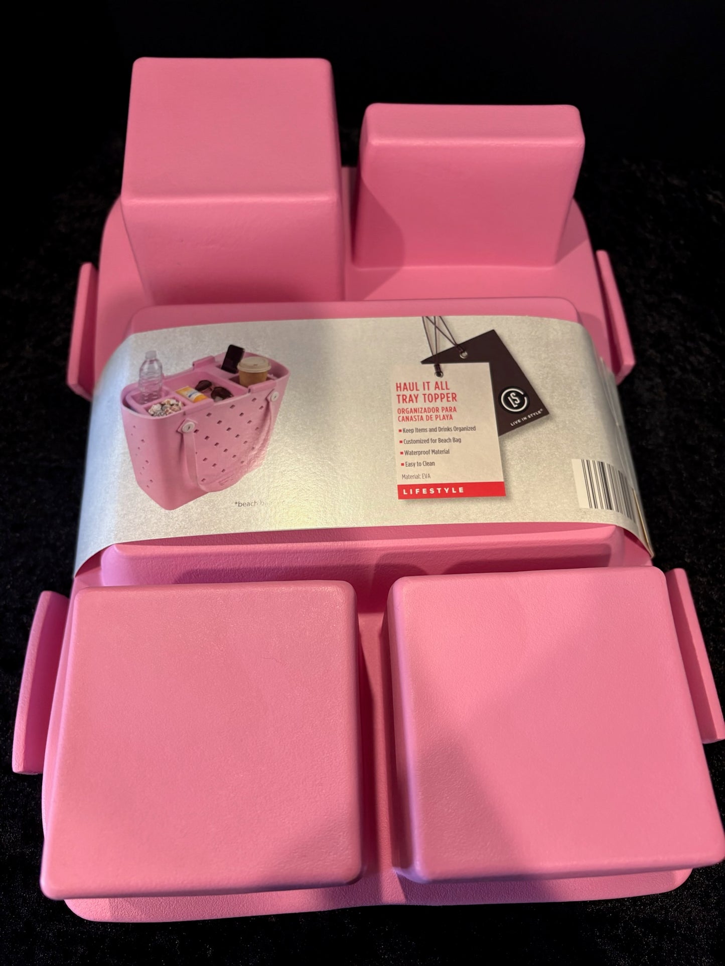 🎀🛍️ Haul It All Tray Topper | Pink + White Bogg Bag Upgrade