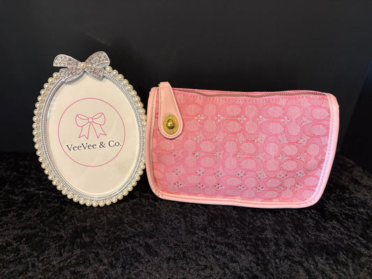🩷✨ Pink Rhinestone Dream Bag | Sparkle + Multi-Strap Glam