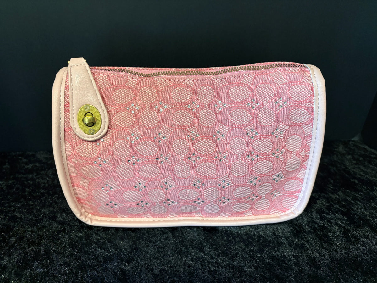 🩷✨ Pink Rhinestone Dream Bag | Sparkle + Multi-Strap Glam
