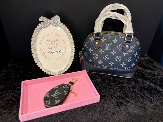 🖤✨ Mini Alma Moment | Matching Key Fob + Key Ring Set